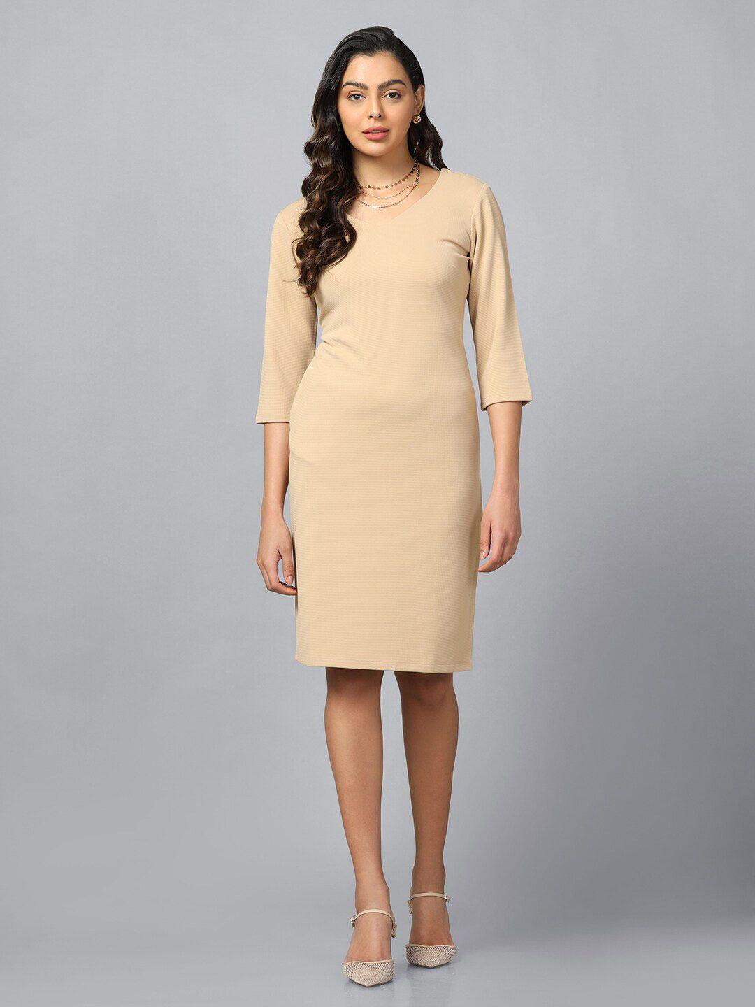 powersutra v-neck sheath dress