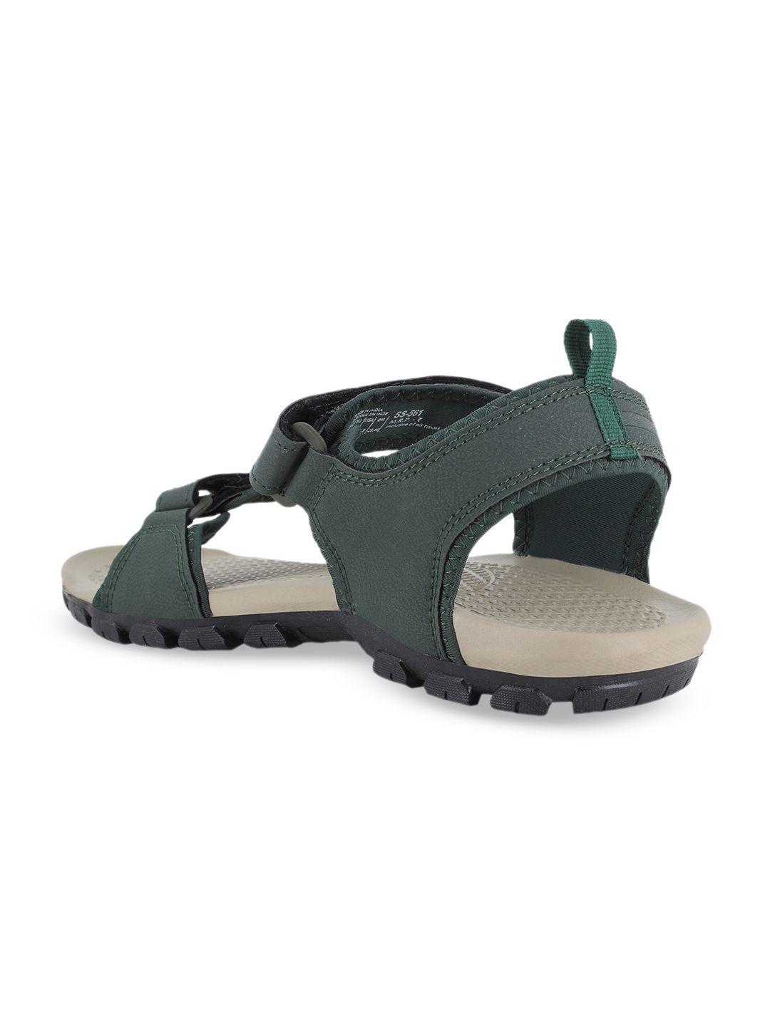 sparx men textured floater sports sandals  with velcro closure