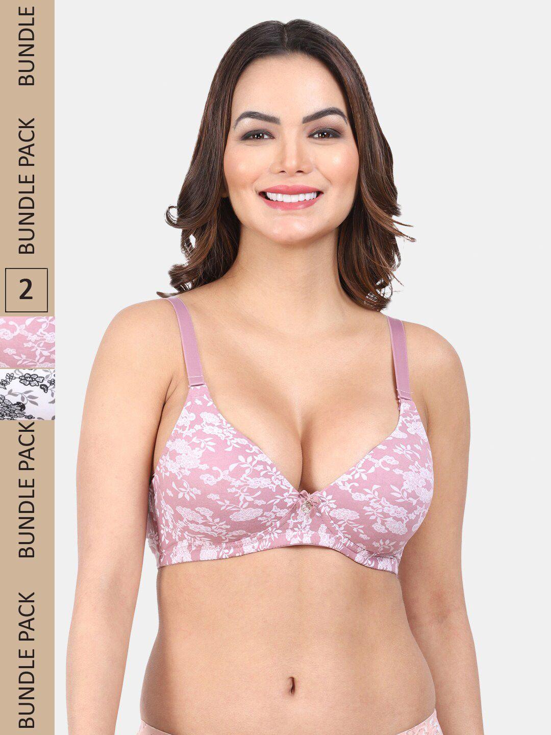 amour secret pack of 2 anti-odour full coverage bra