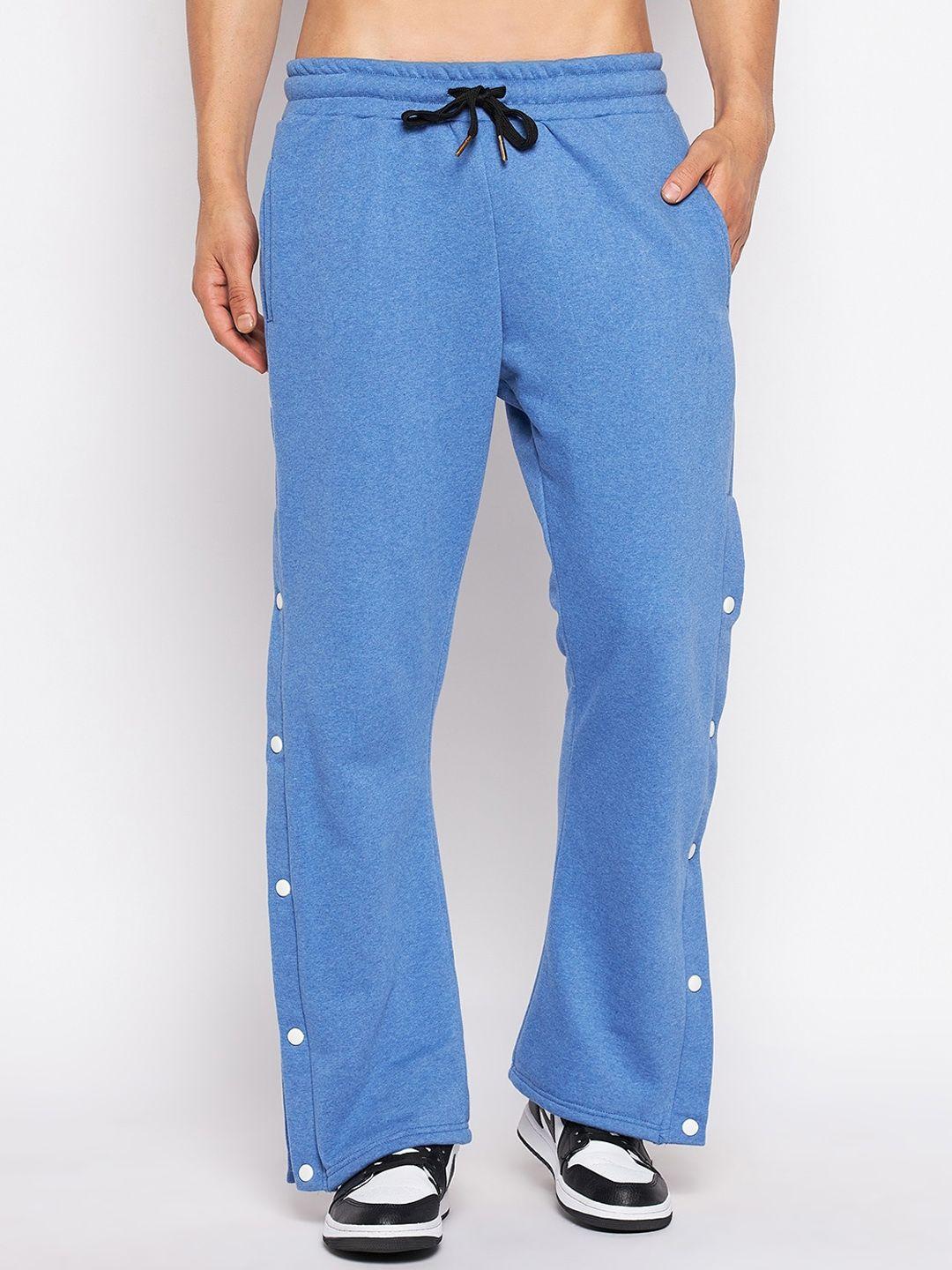 fugazee men mid-rise relaxed-fit  track pants