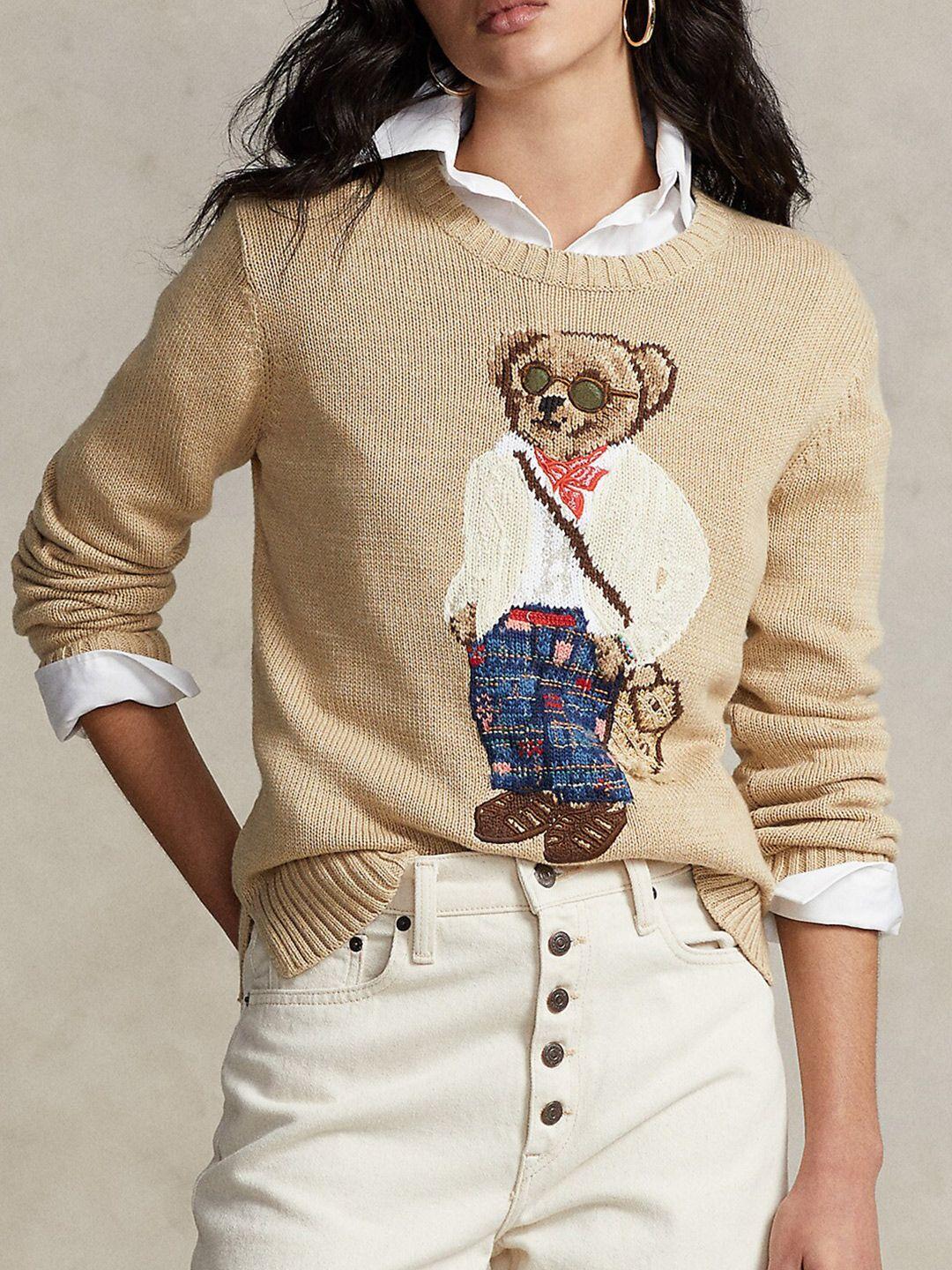 polo ralph lauren graphic printed sweater