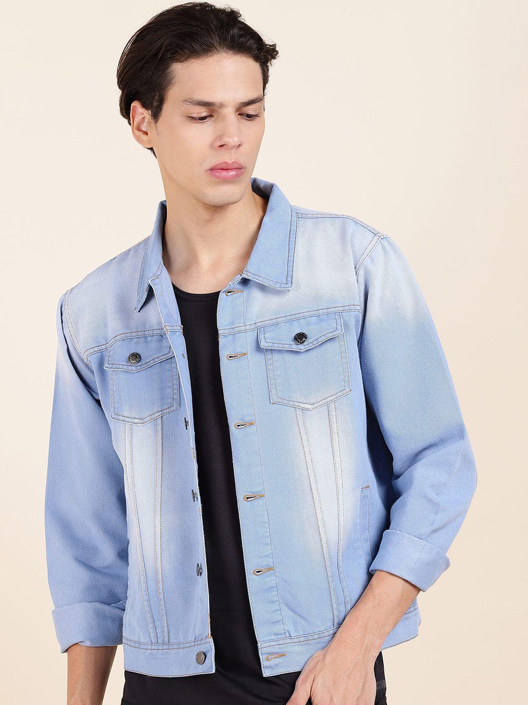 montrez washed denim jacket