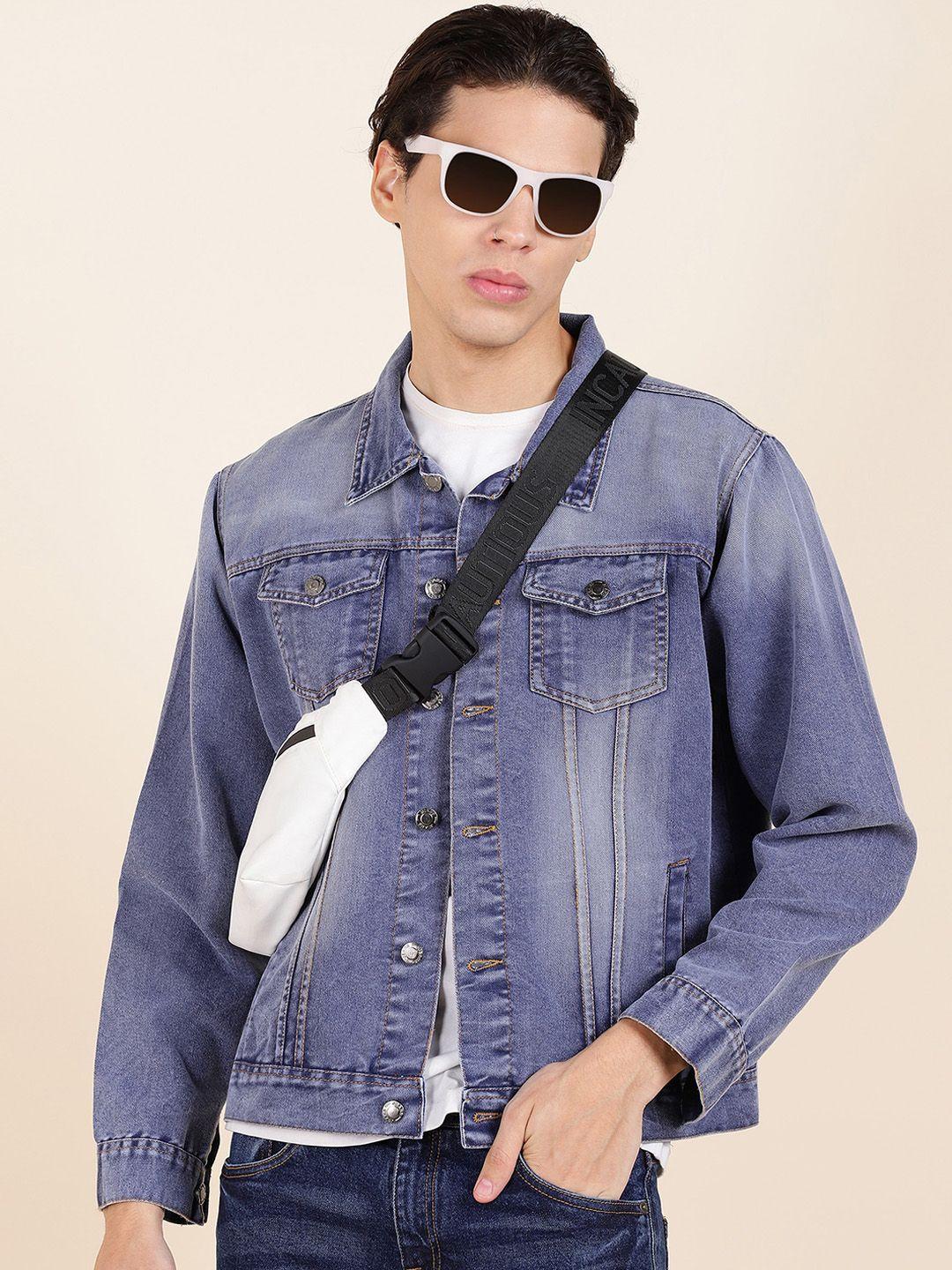 montrez washed denim jacket