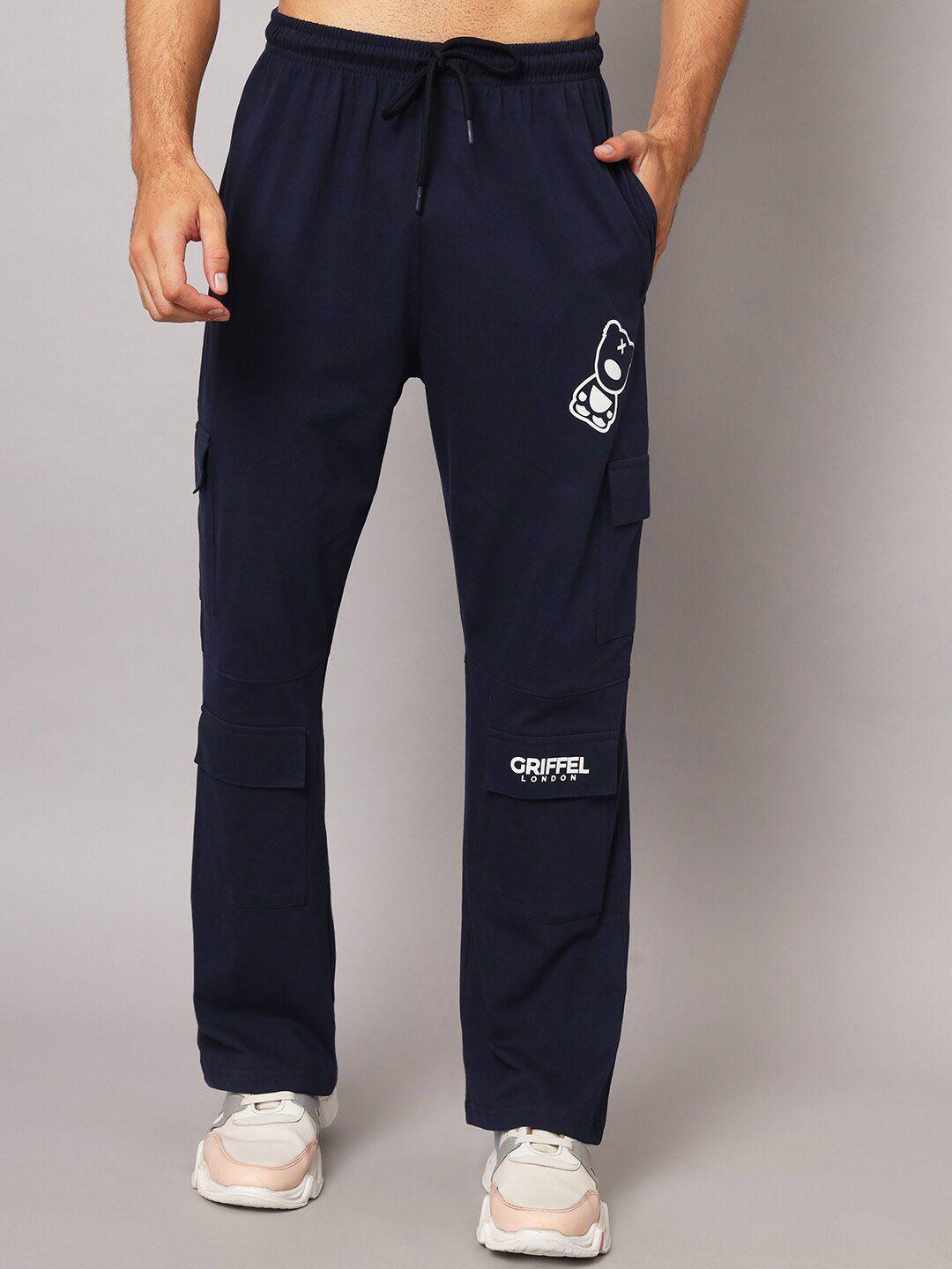 griffel men regular fit cotton track pant