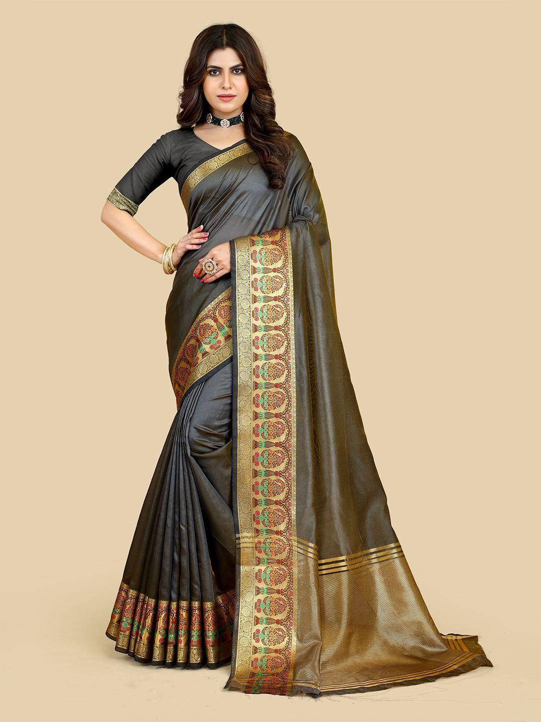 vairagee zari poly silk banarasi saree