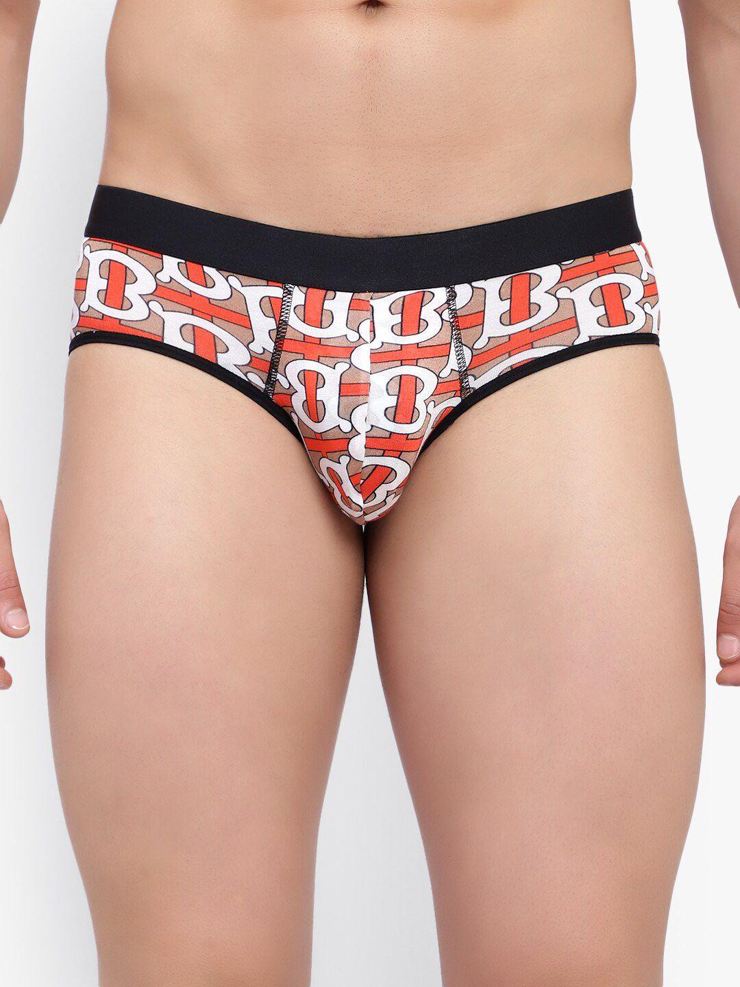 bruchi club men printed anti-odour basic briefs