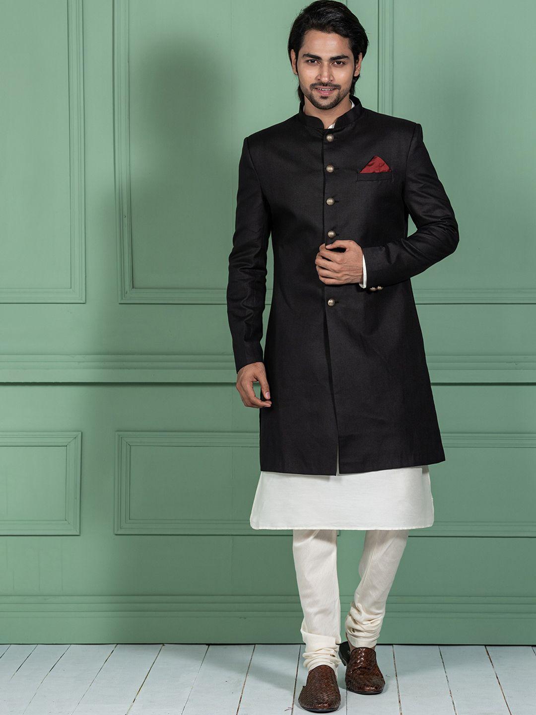 kisah ethnic cotton kurta sherwani set