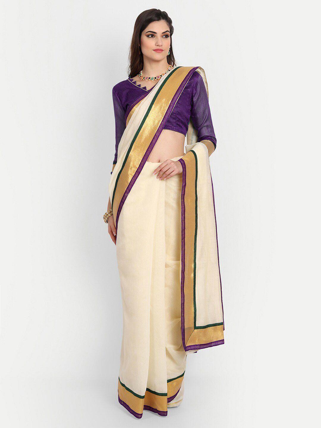 motihamir zari pure cotton chanderi saree