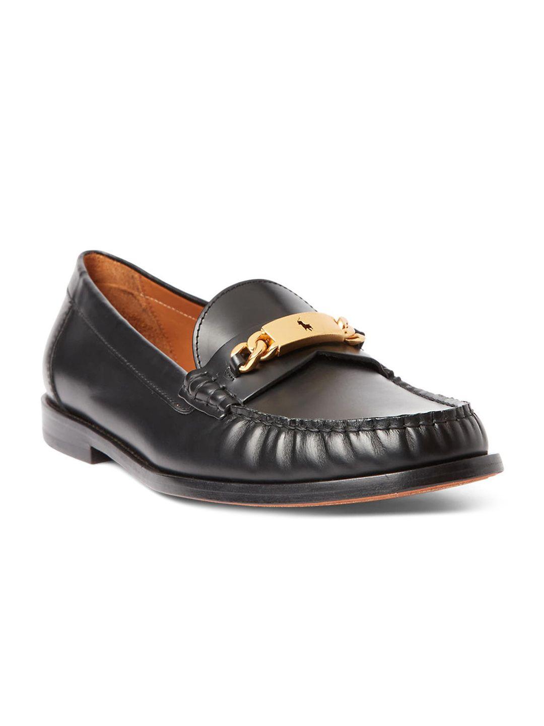 polo ralph lauren women polo id comfort insole leather horsebit loafers