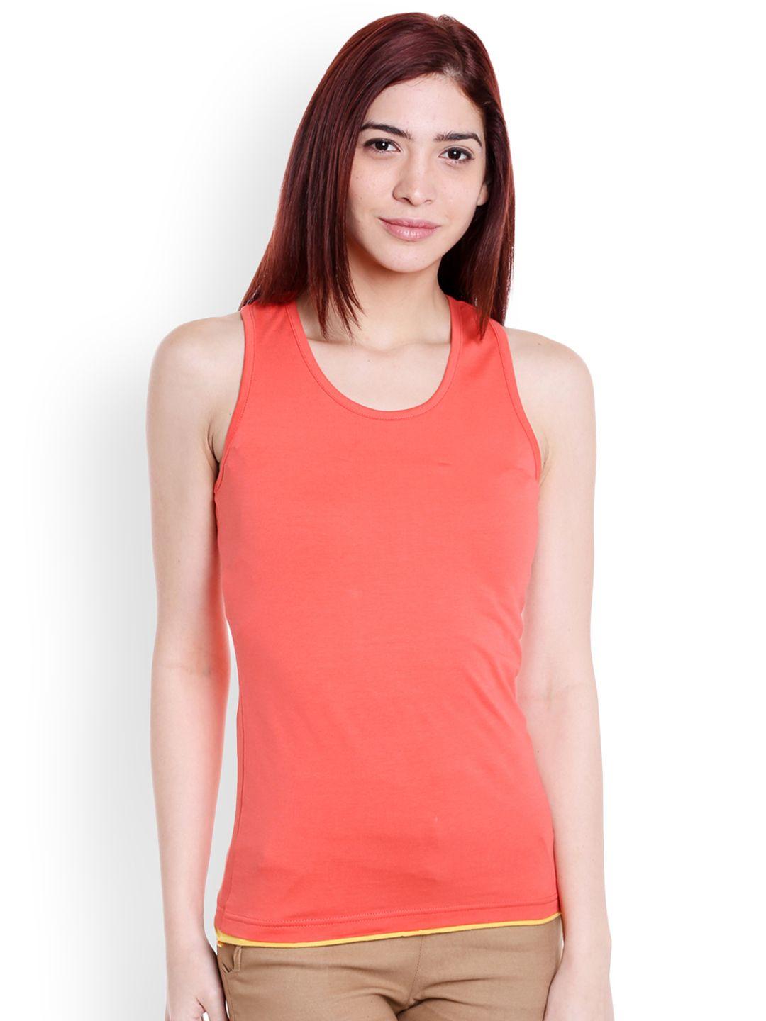 style quotient women orange solid top