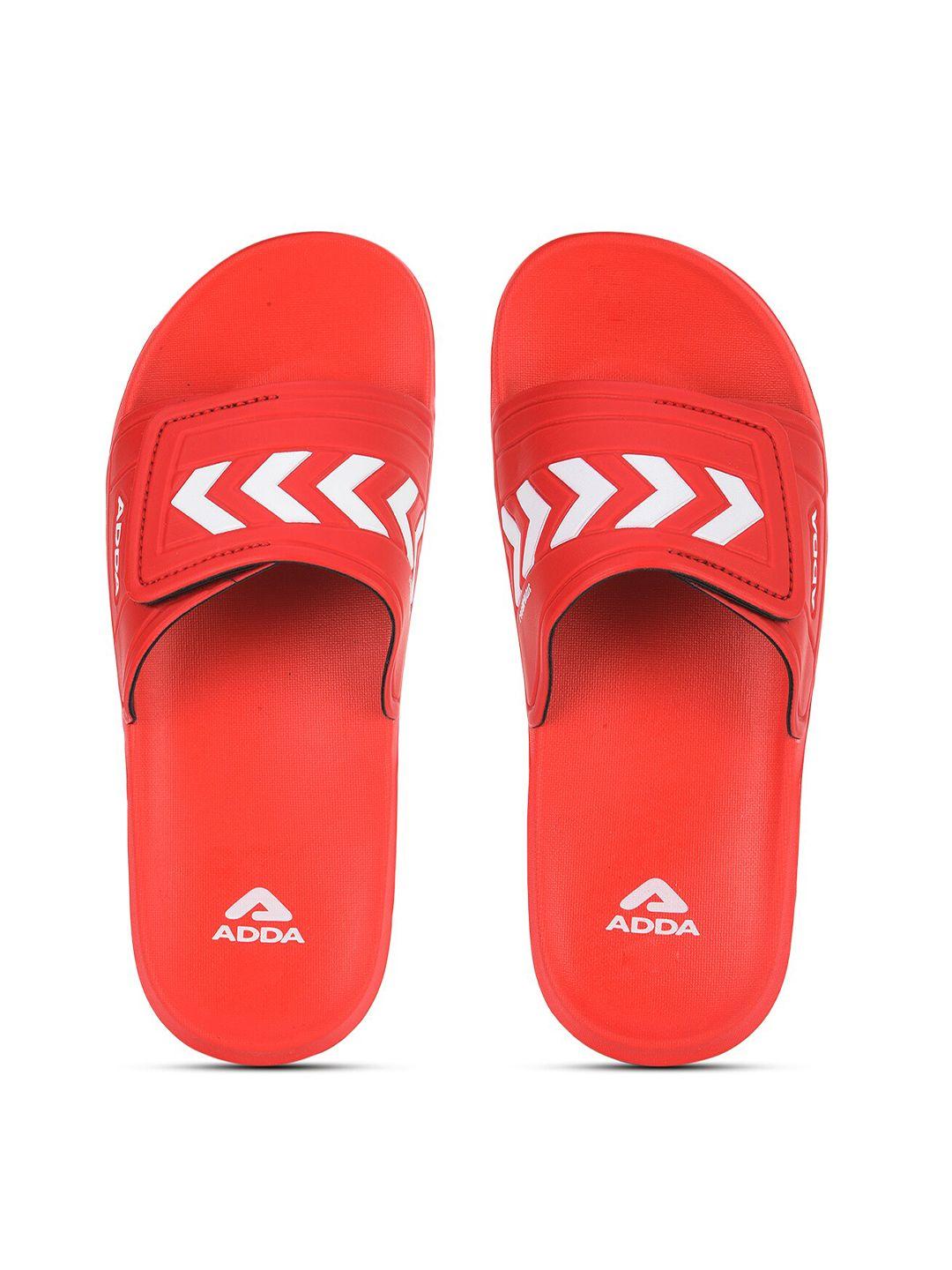 adda men printed rubber sliders