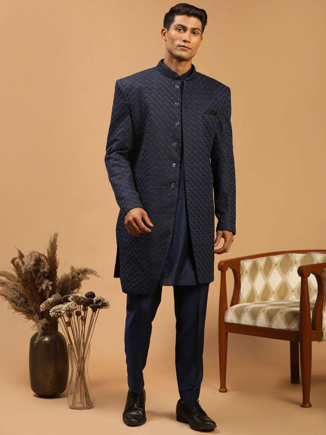 shrestha by vastramay sherwani kurta & trousers