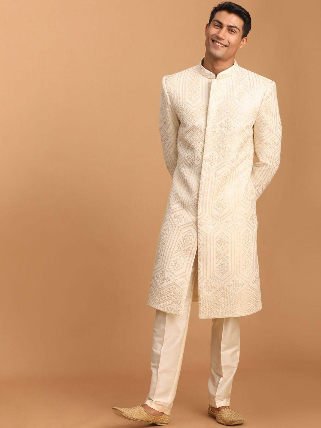 shrestha by vastramay embroidered sherwani set