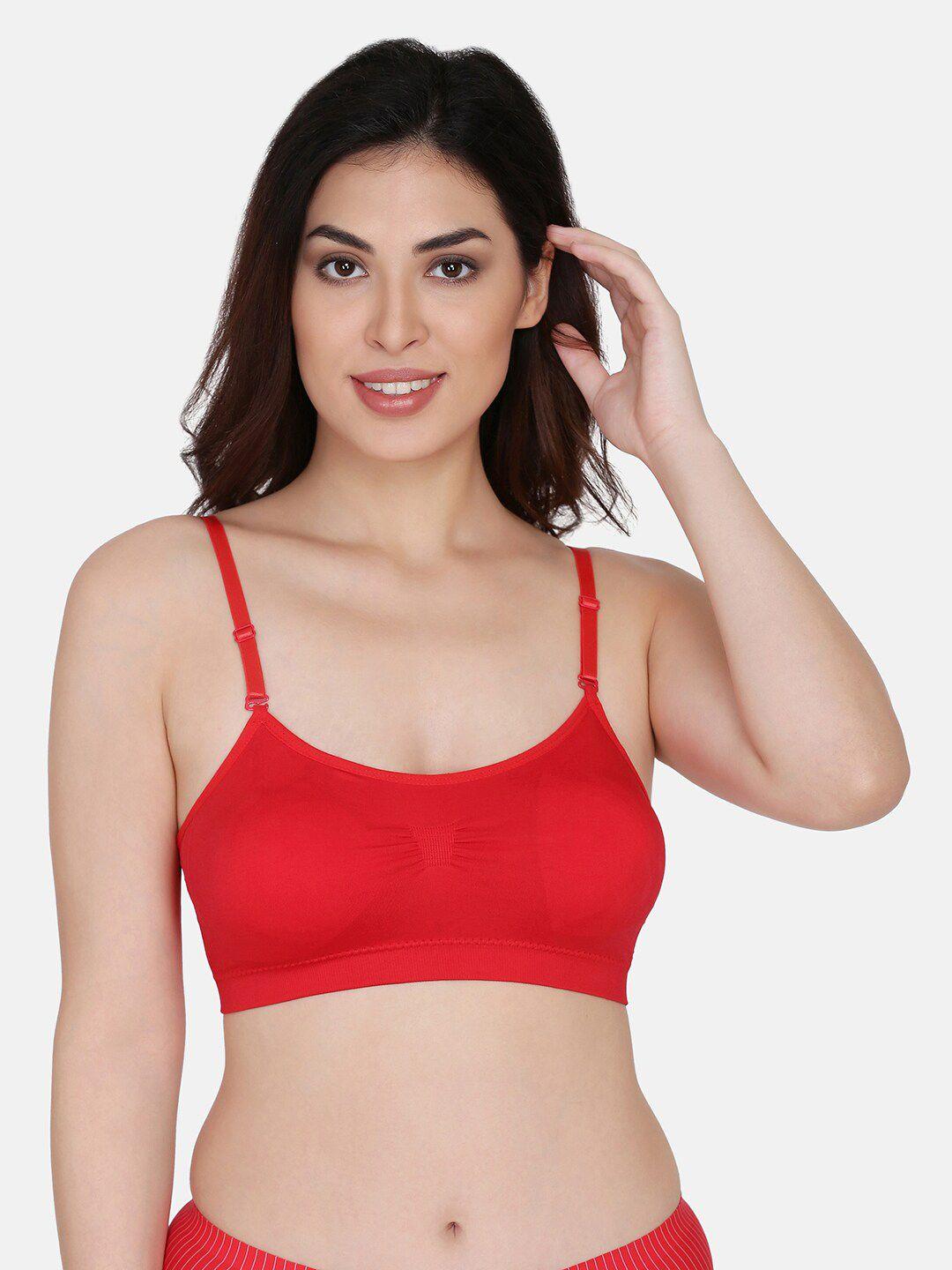 da intimo lightly padded non-wired all day comfort seamless bralette bra