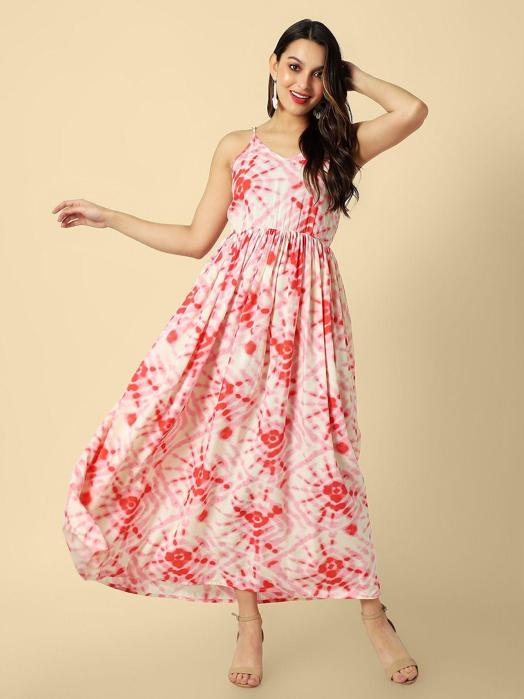 daevish floral print maxi dress