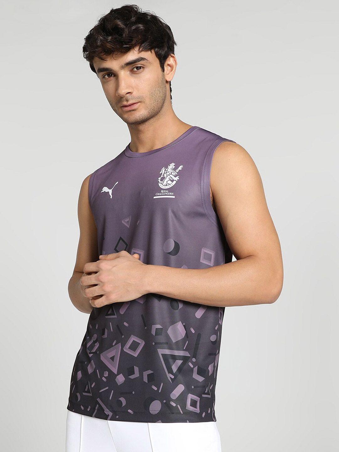 puma geometric printed sleeveless t-shirt