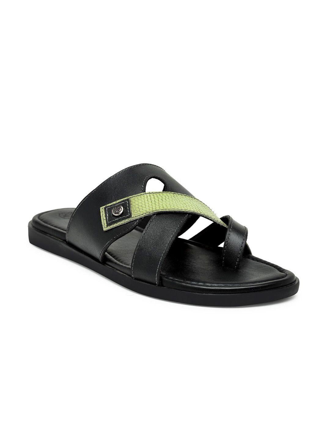 beaver men leather slip-on comfort sandals