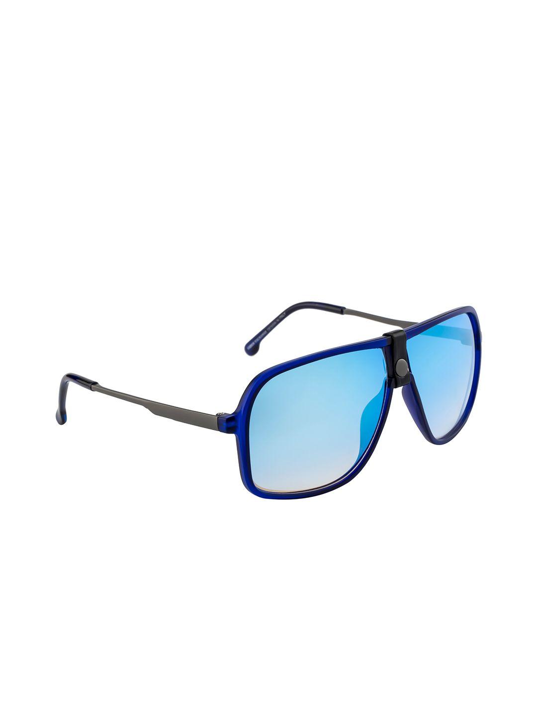 mast & harbour full rim square sunglasses with uv protected lens mh-m25114