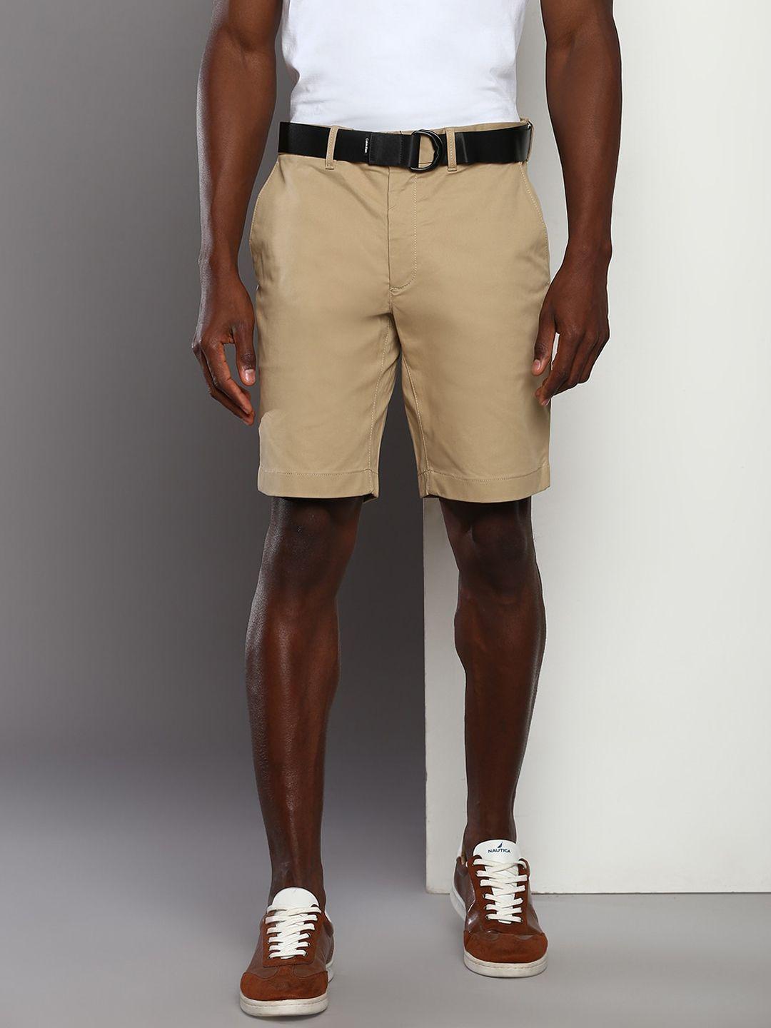 calvin klein jeans men slim fit high-rise shorts