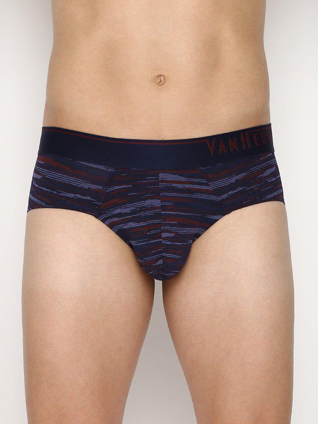 van heusen men striped flexi stretch basic briefs