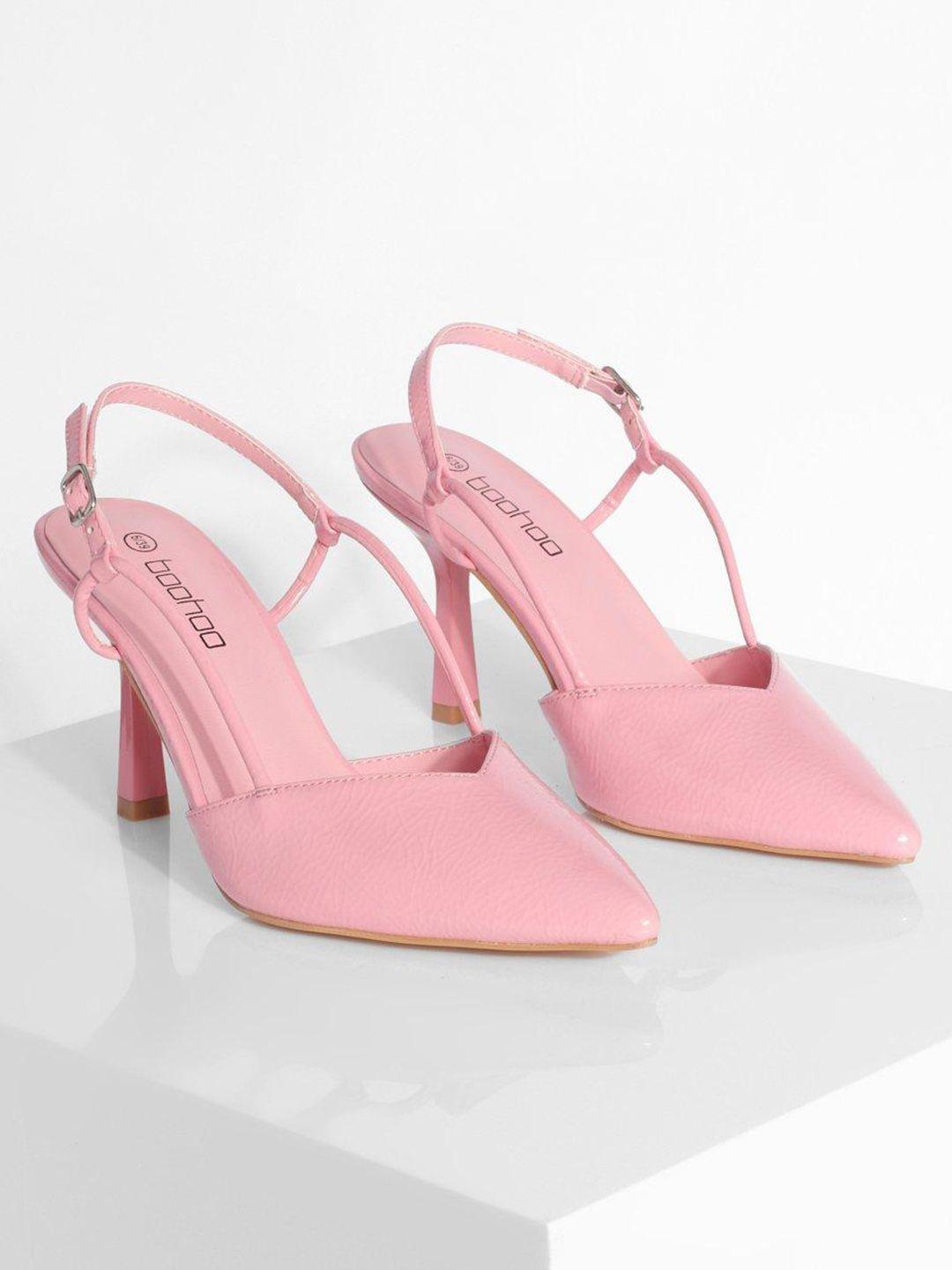 boohoo slim heel mules