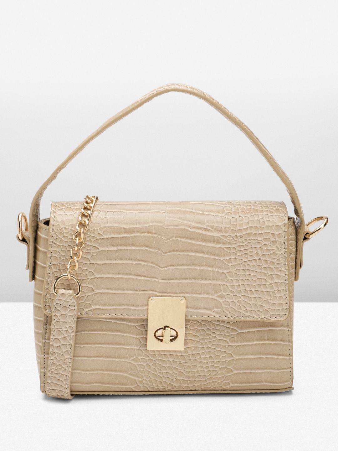 boohoo textured structured satchel