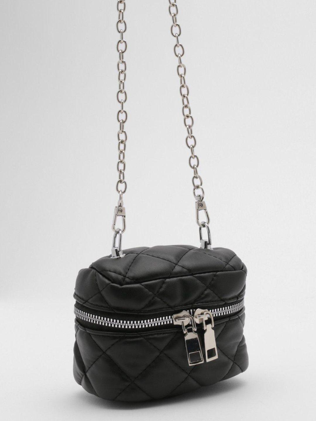 boohoo quilted sling bag