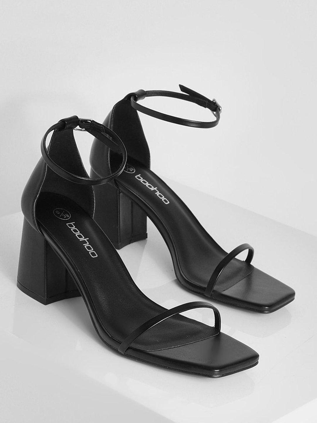 boohoo women mid-top block heels