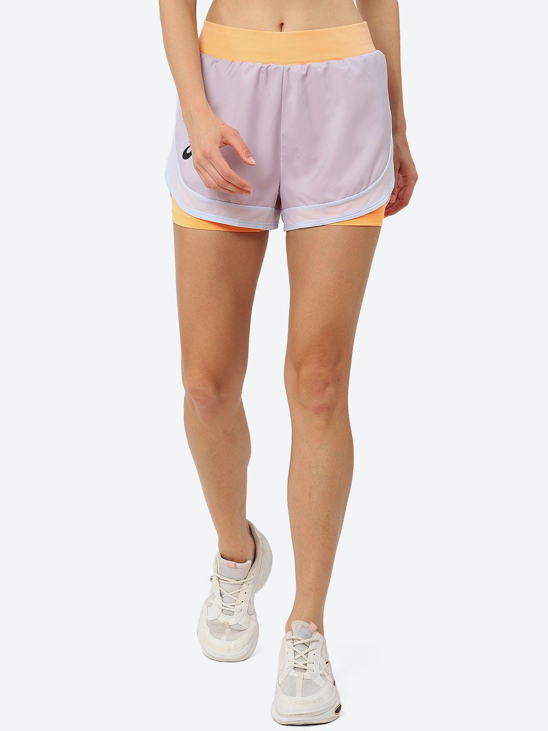 asics women match mid-rise sports shorts