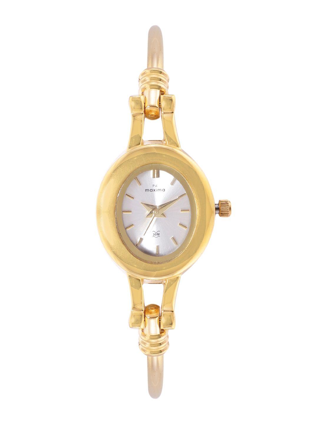 maxima women bangle style analogue watch 58850bmly