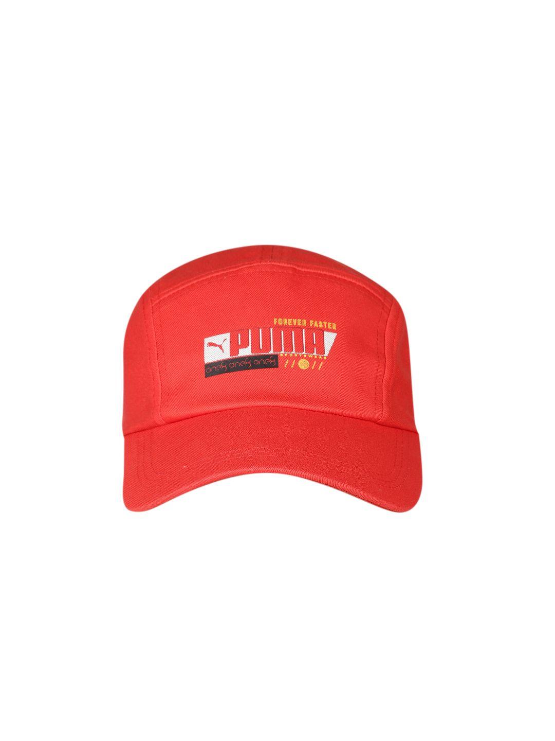 one8 x puma unisex graphic 5 panel brand logo printed pure cotton baseball cap