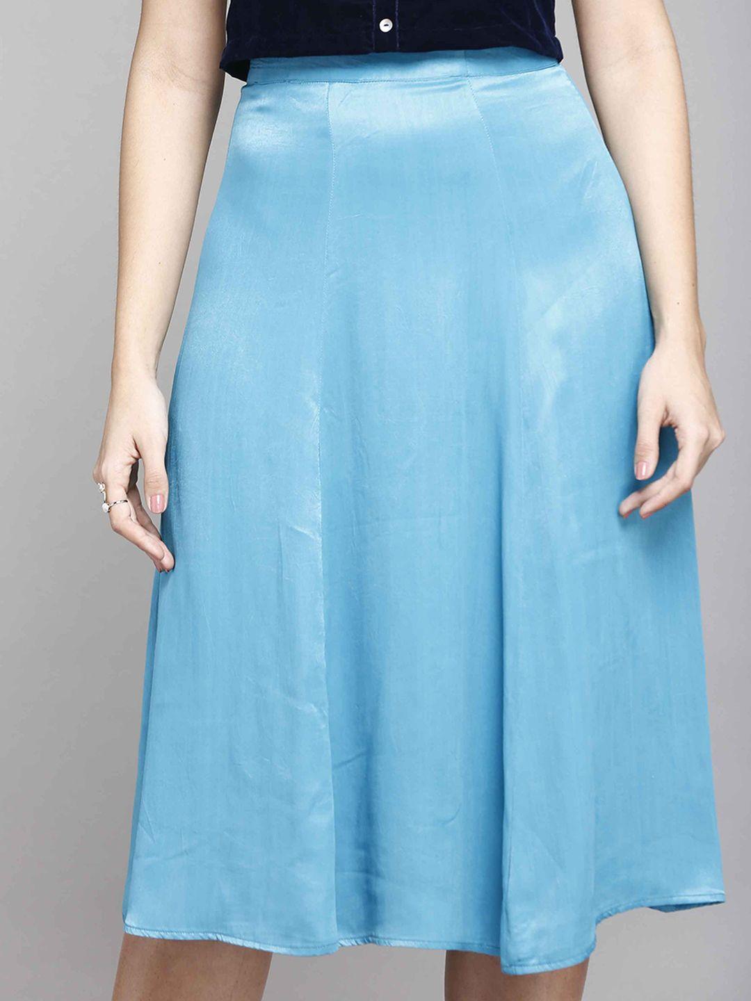 mkoal midi flared skirt