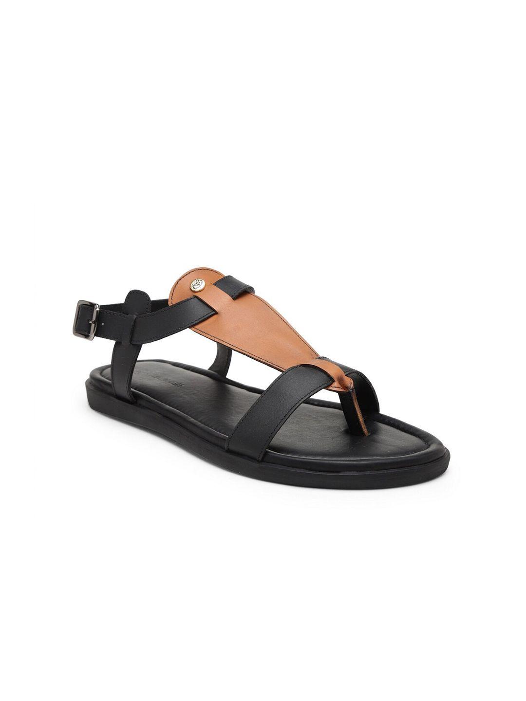 beaver men open toe leather comfort sandals