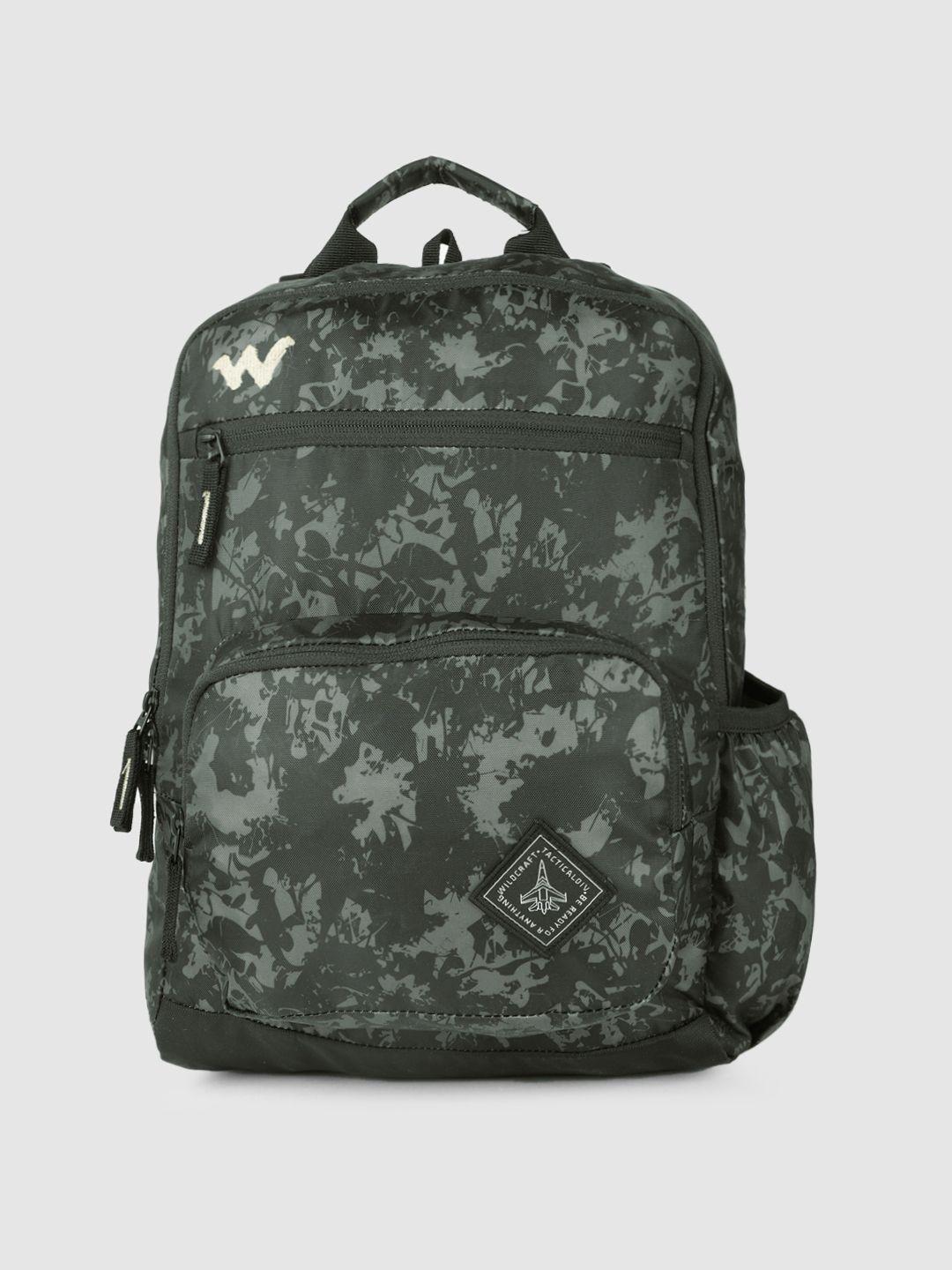 wildcraft unisex abstract print applique evo 15 backpack