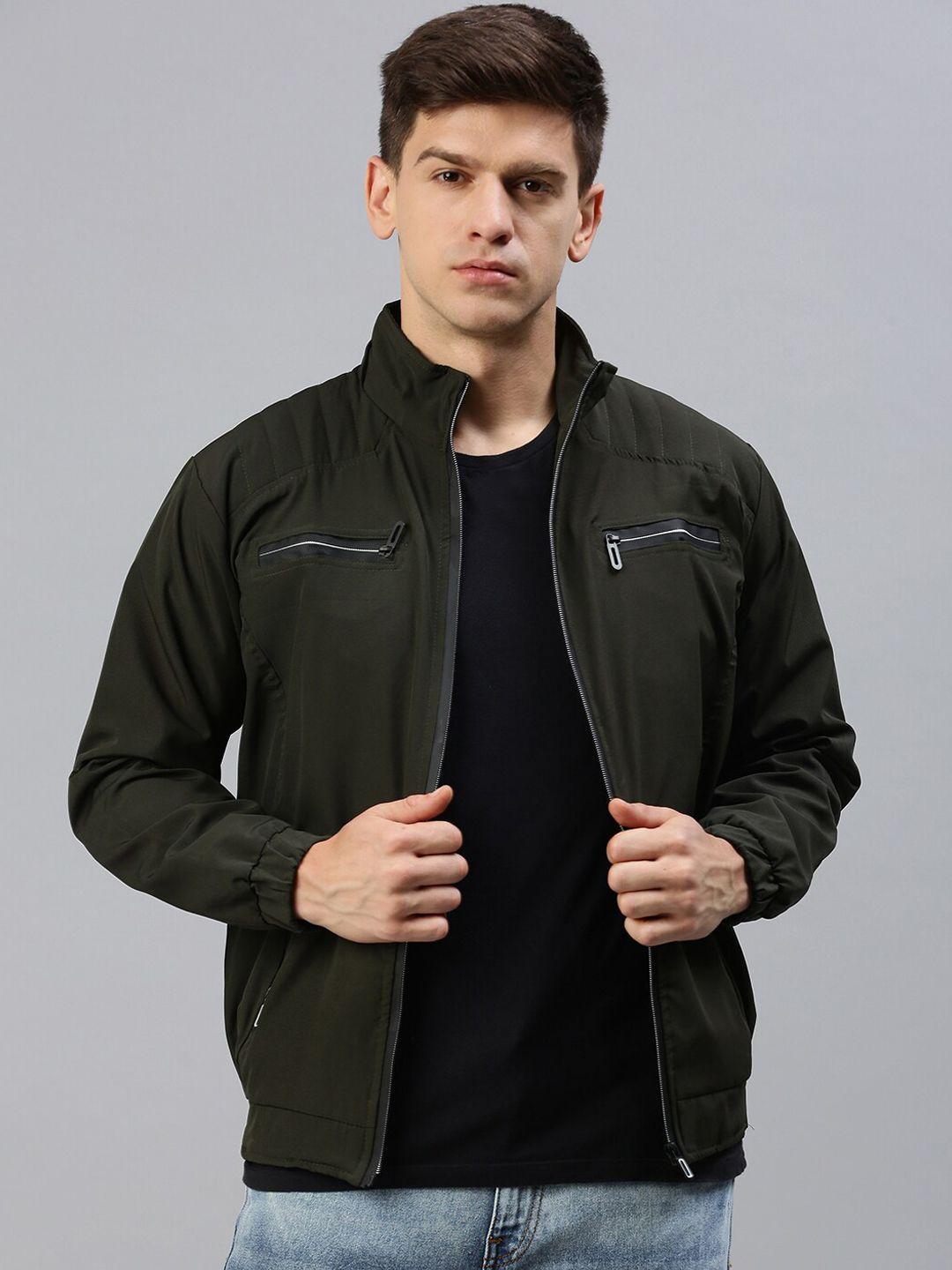 voxati mock collar bomber jacket