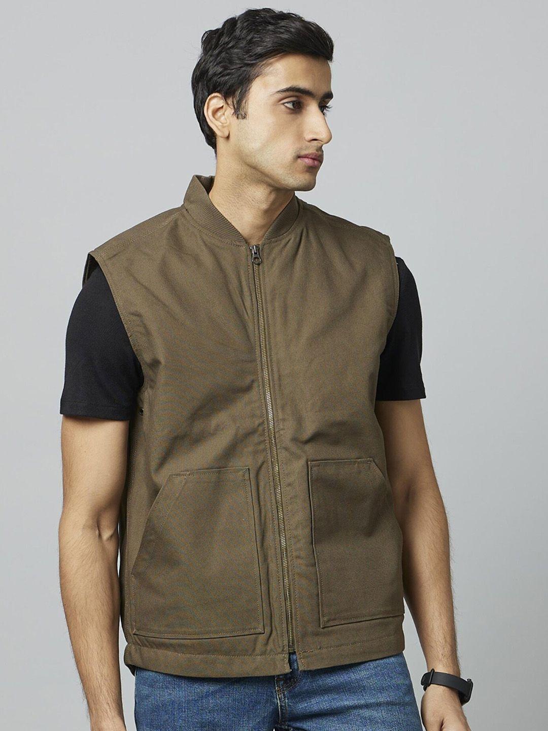 celio mock collar tailored jacket