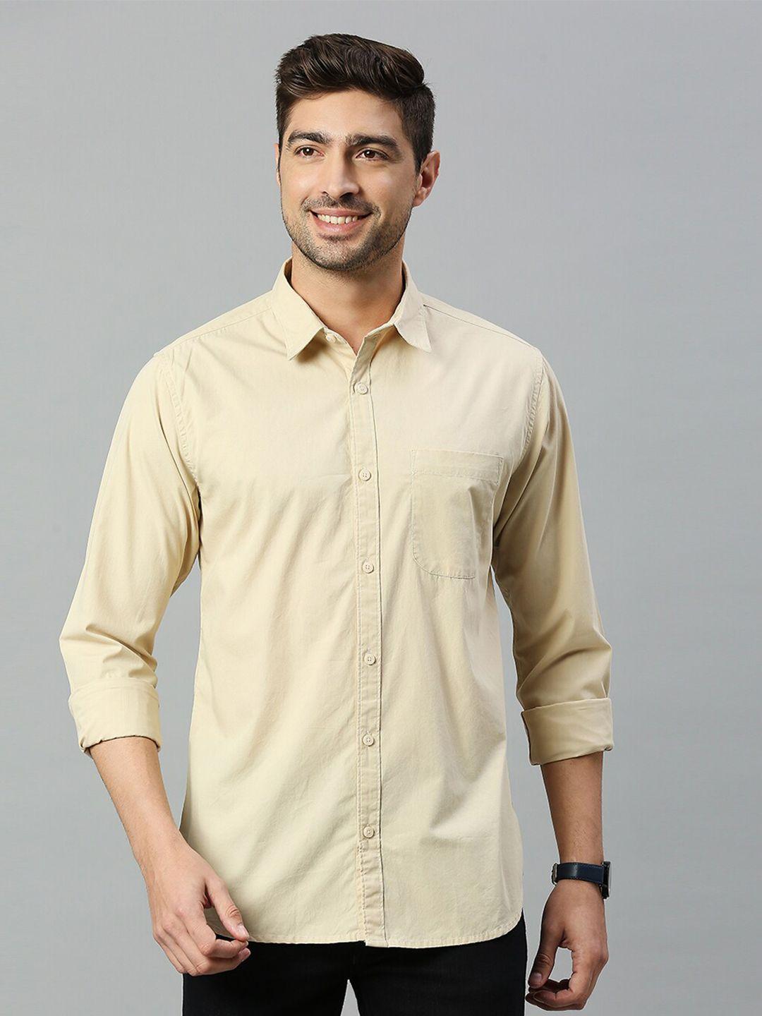 harvard classic slim fit pure cotton casual shirt