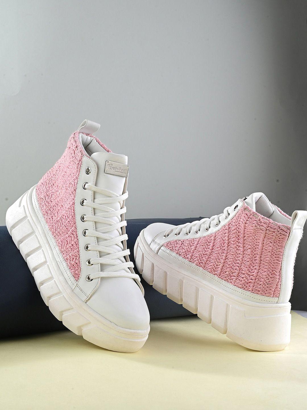 fresh 1947 feet women lightweight colourblocked sneakers