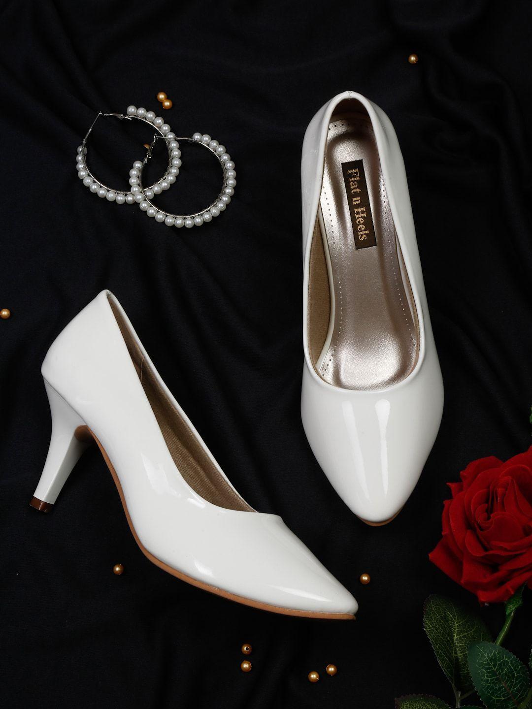 flat n heels pointed toe slim heels pumps