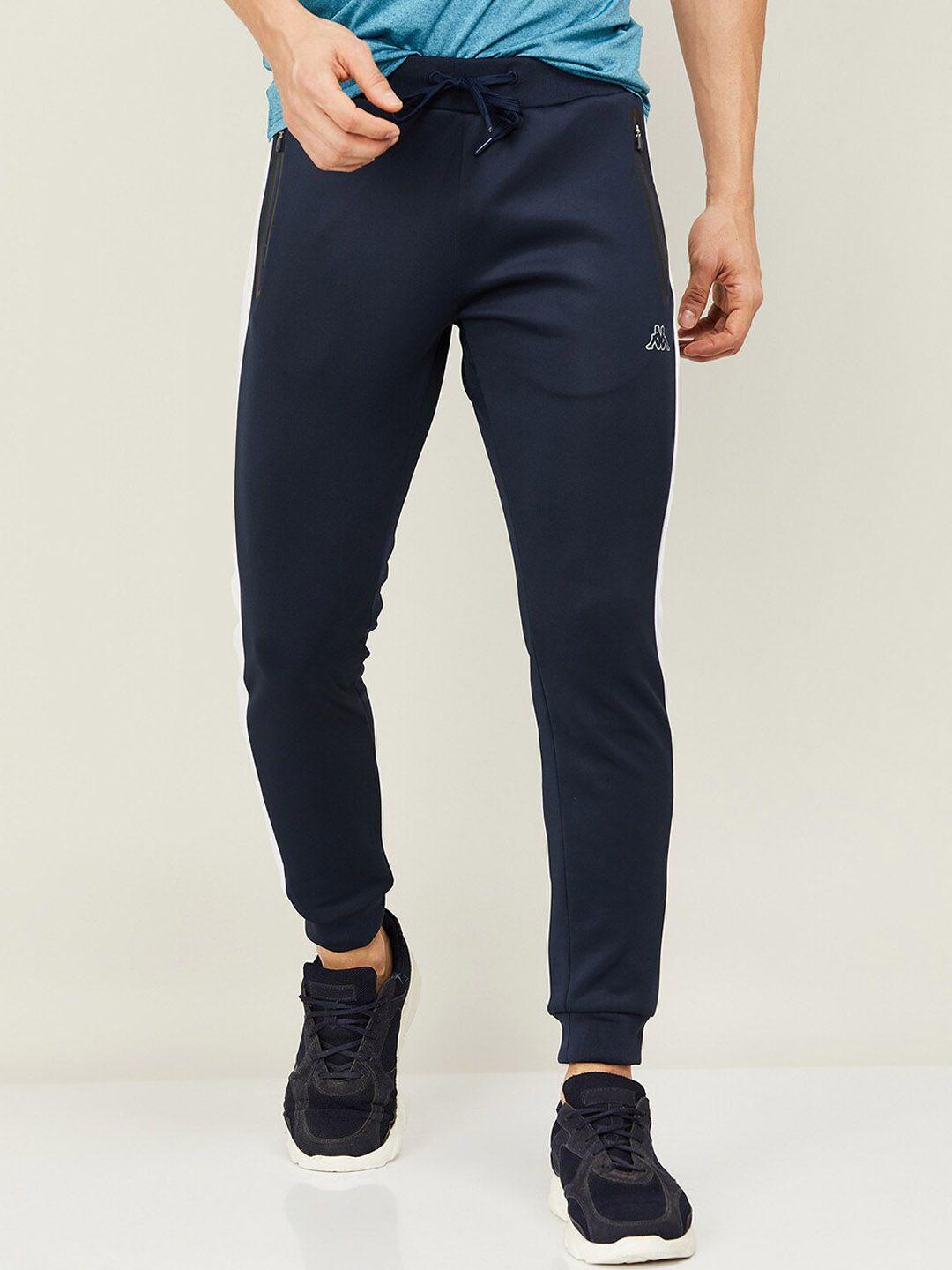 kappa men mid-rise slim-fit joggers