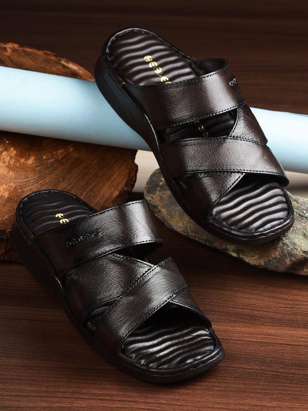 liberty men textured fabric open toe comfort sandals