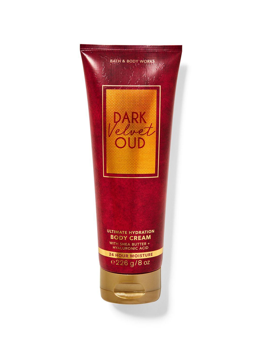 bath & body works dark velvet oud ultimate hydration body cream with shea butter - 226g