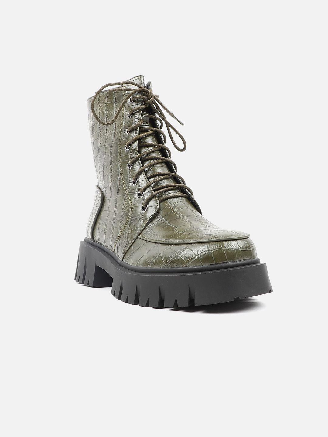 carlton london women textured high-top chunky boots