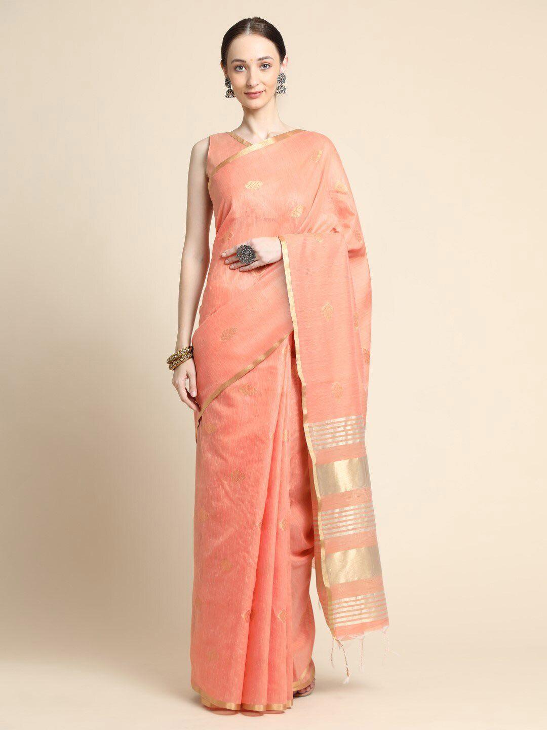 vishnu weaves woven design zari saree