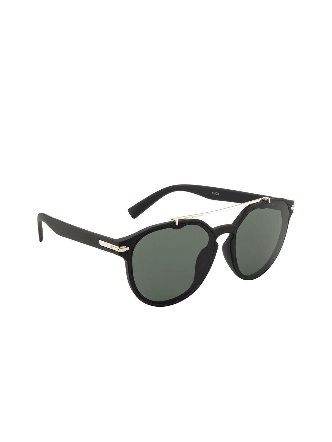 roadster green lens & oval sunglasses with uv protected lens rd-m22567