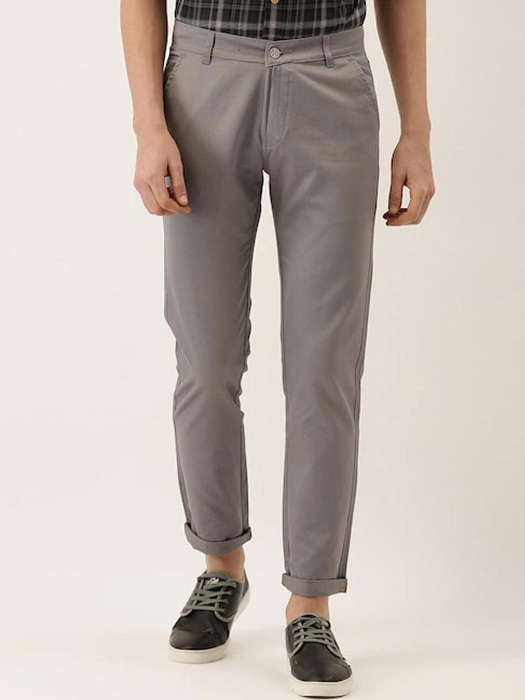 hancock men tailored slim fit chinos trousers