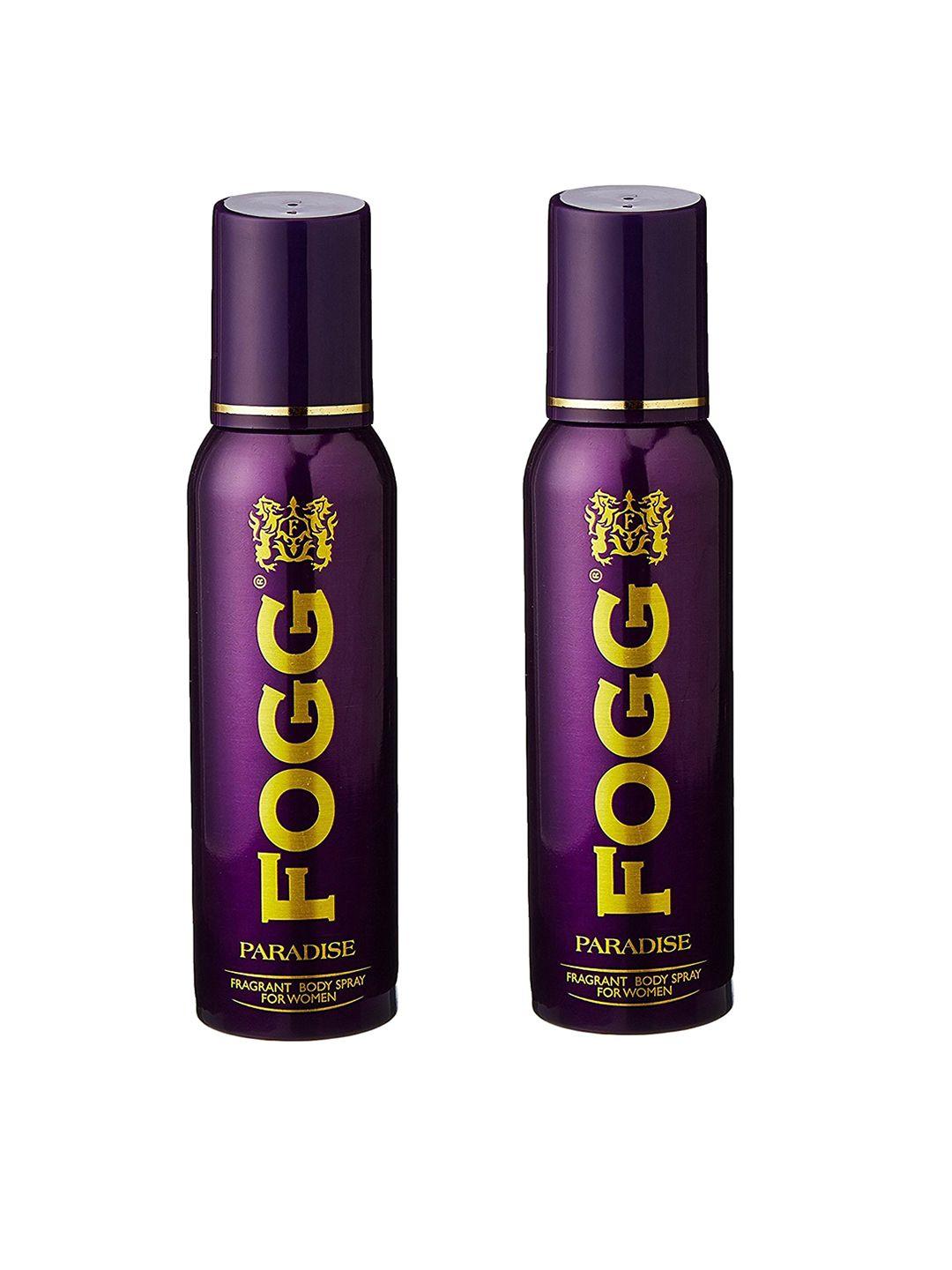 fogg women set of 2 paradise fragrance body spray - 150ml each