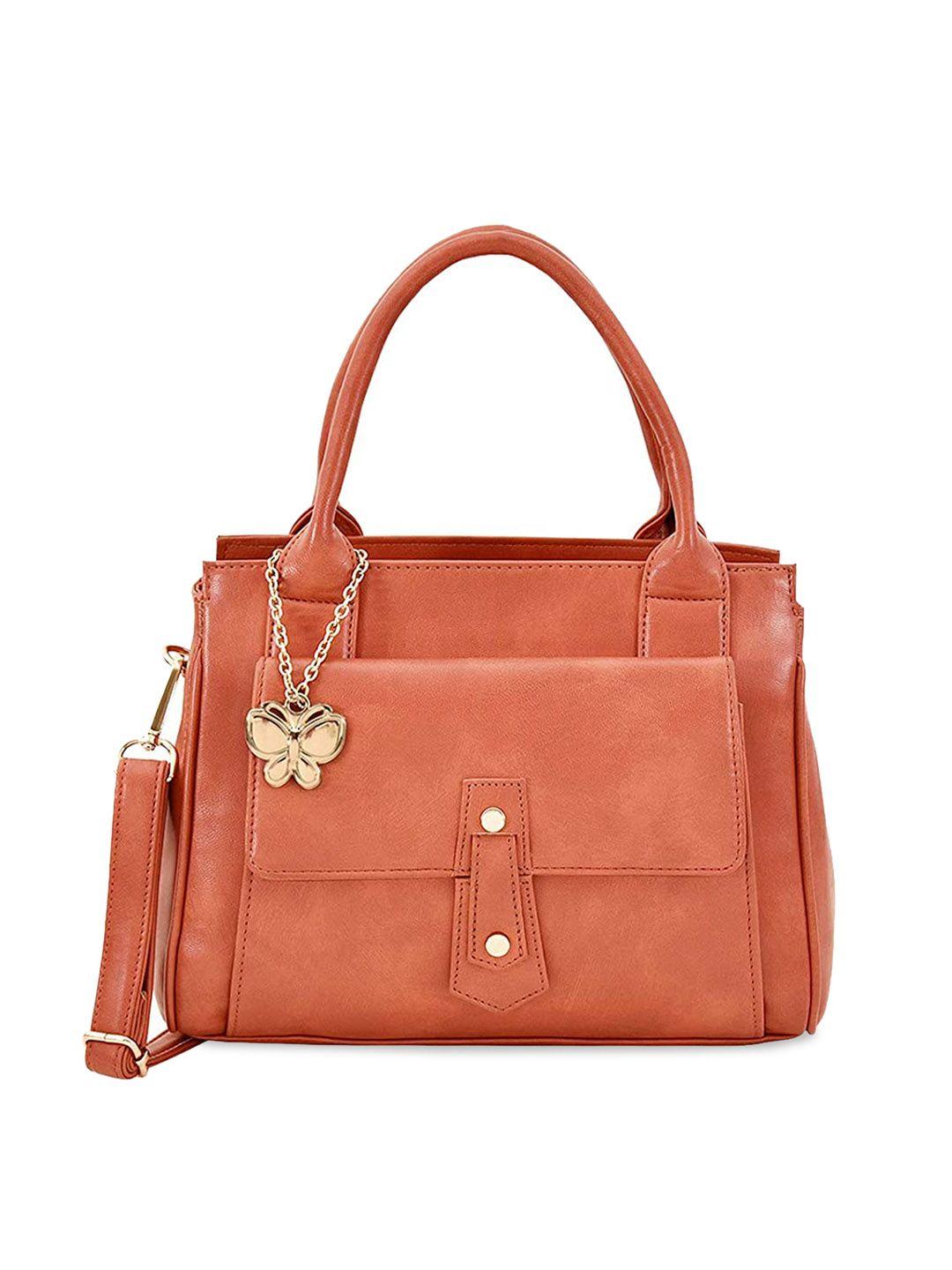 butterflies textured structured handheld bag