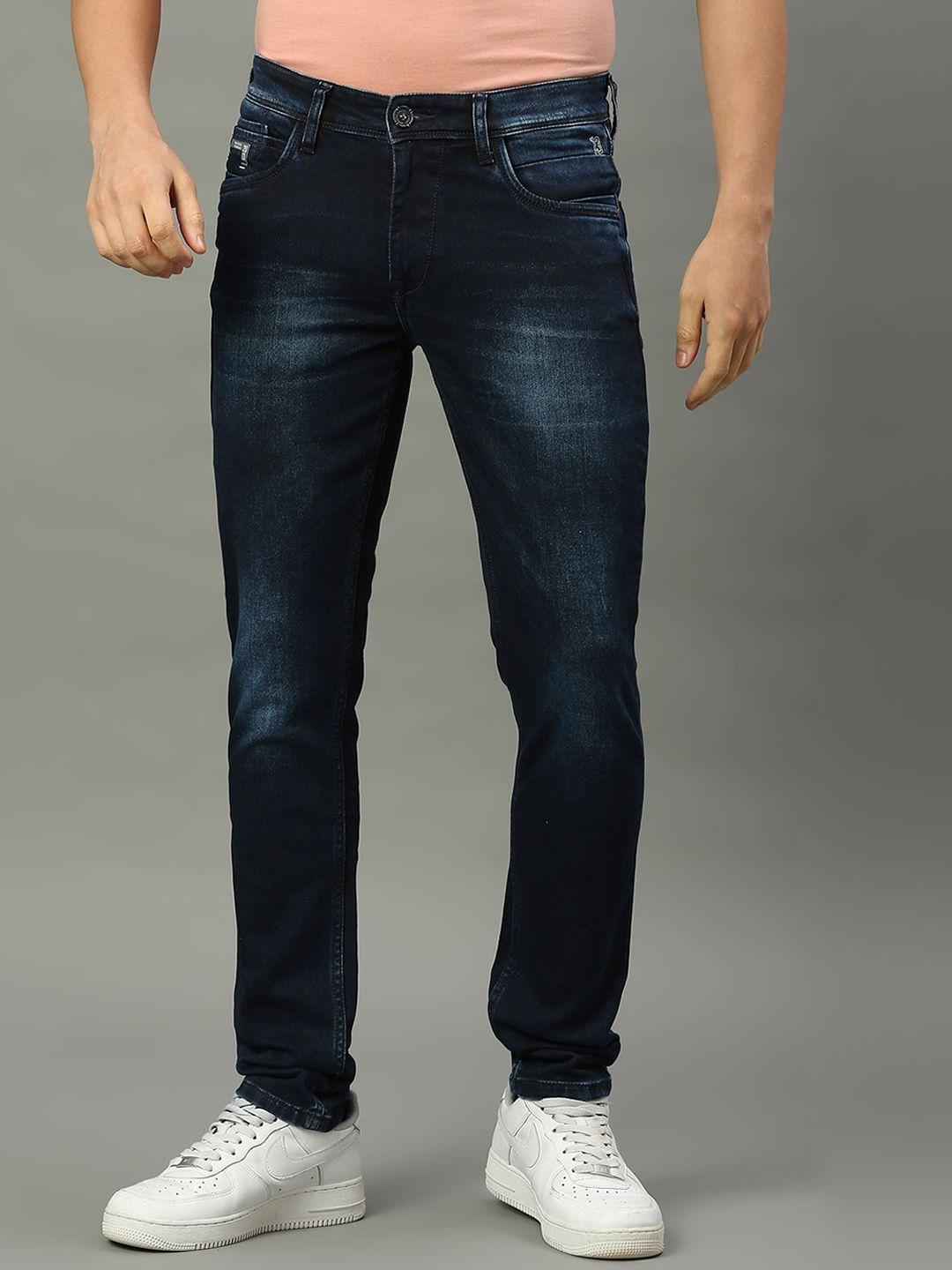 rocking swamy men slim fit light fade stretchable cotton jeans