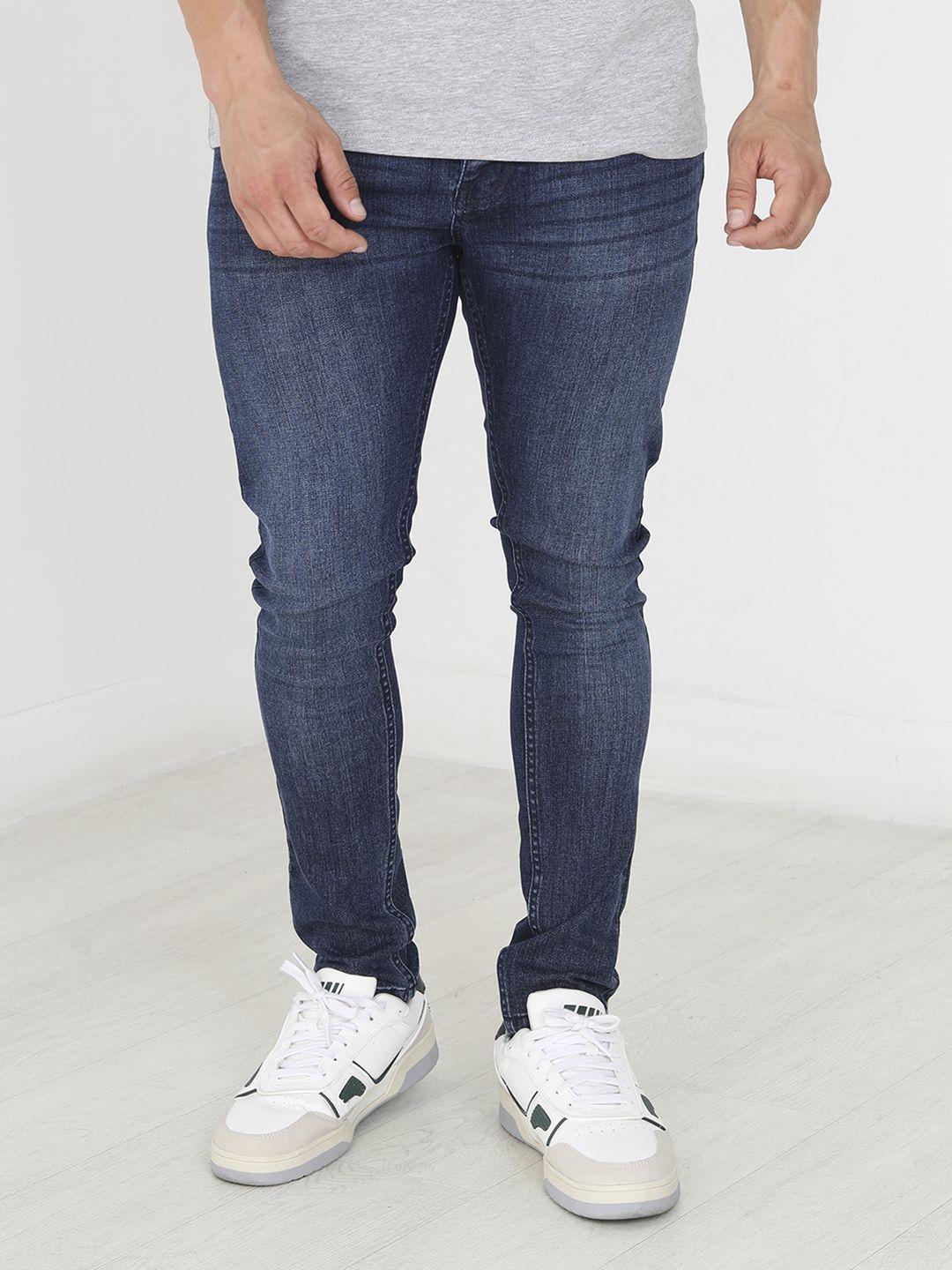 brave soul men skinny fit light fade stretchable jeans